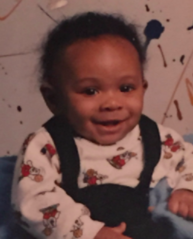 Young Jesse, very excited about something