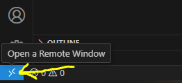 VS Code Remote Window Icon